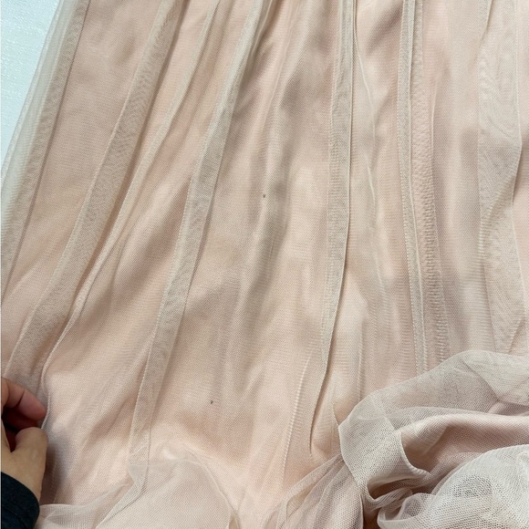 Amsale Evening Dress Long One Shoulder Powder Pink Size 2 - Picture 10 of 12